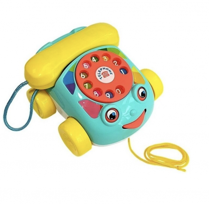 Telefon cu disc interactiv si de tras, Puzzle Phone [8]