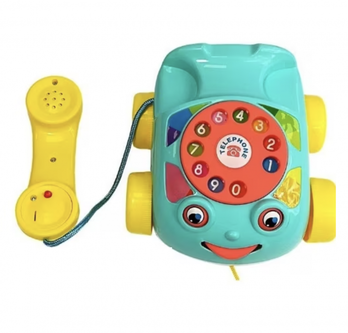 Telefon cu disc interactiv si de tras, Puzzle Phone [9]