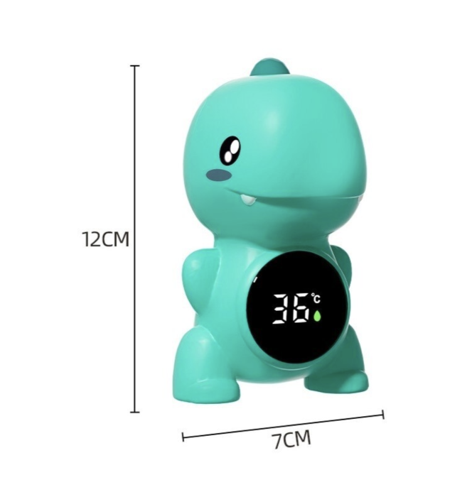 Termometru baie cu afisaj LED, 3 trepte temperatura, Dinozaur [5]