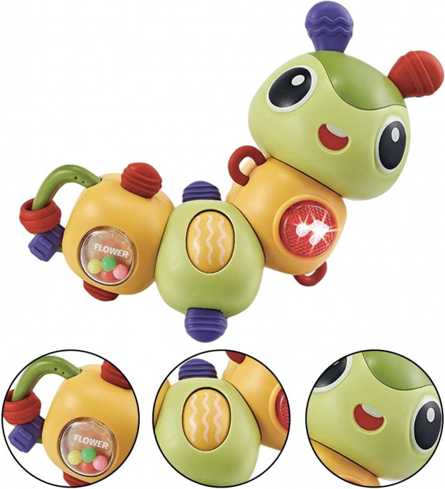 Jucarie interactiva Omida cu lumini, zornaitoare si culori [5]