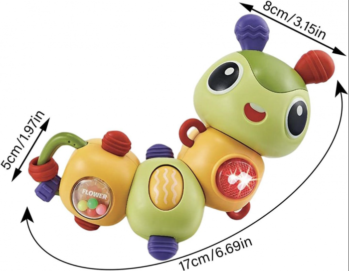Jucarie interactiva Omida cu lumini, zornaitoare si culori [6]