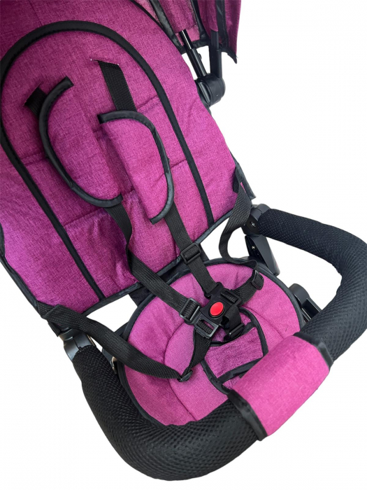 Tricicleta cu scaun reversibil si pozitie de somn, SL02 - Mov [16]
