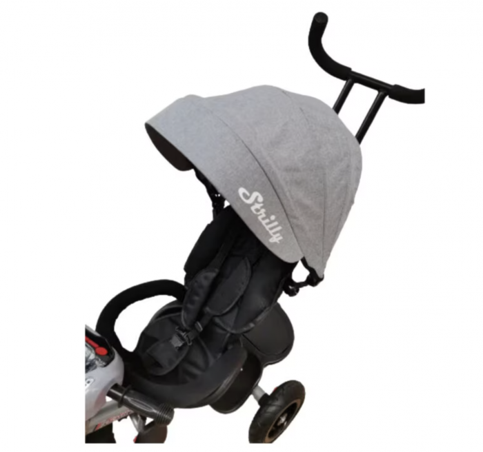 Tricicleta reversibila, pozitie de somn, cu lumina si sunete, T500 Gri [4]