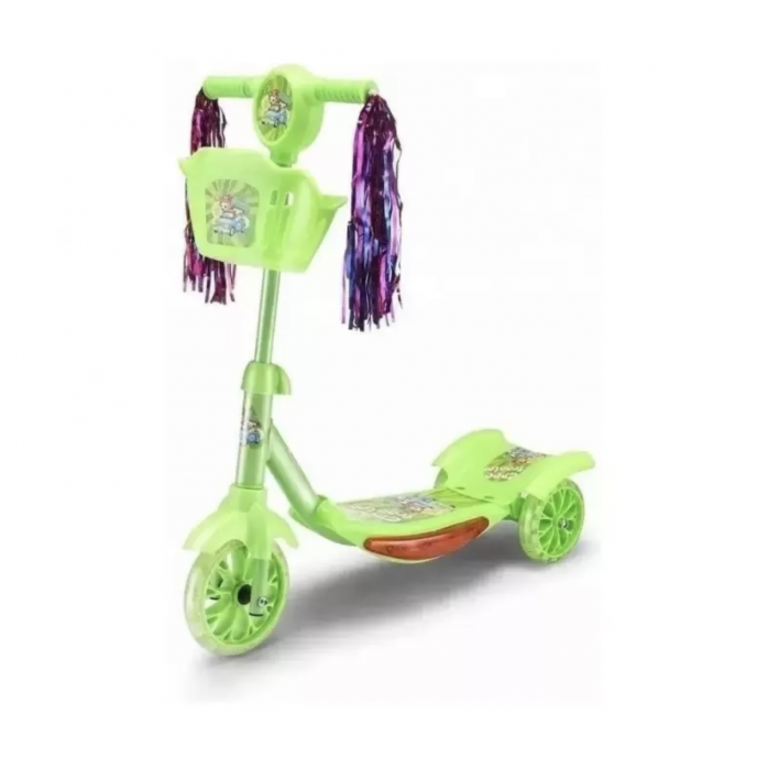 Trotineta 1313 Cu Sunete Si Lumini, Verde [3]