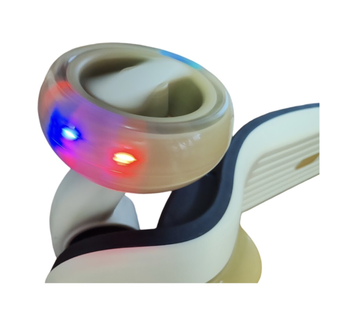 Trotineta copii 807 Crem, pliabila, reglabila 4 trepte, 3 roti, lumini si muzica, 3-10 ani [8]