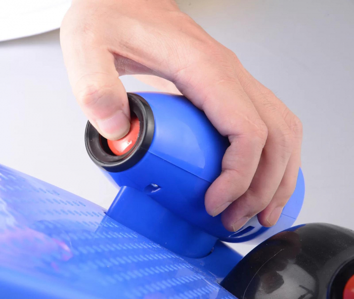 Trotineta cu aburi, sunete si lumini, cu Bluetooth si cablu USB, TR07, albastru [5]