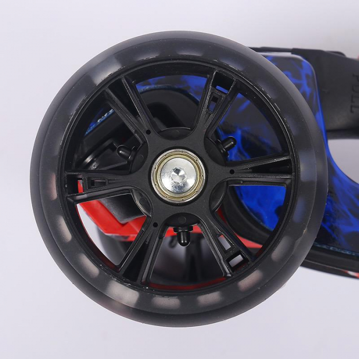 Trotineta cu aburi, sunete si lumini, cu Bluetooth si cablu USB, TR07, albastru [8]