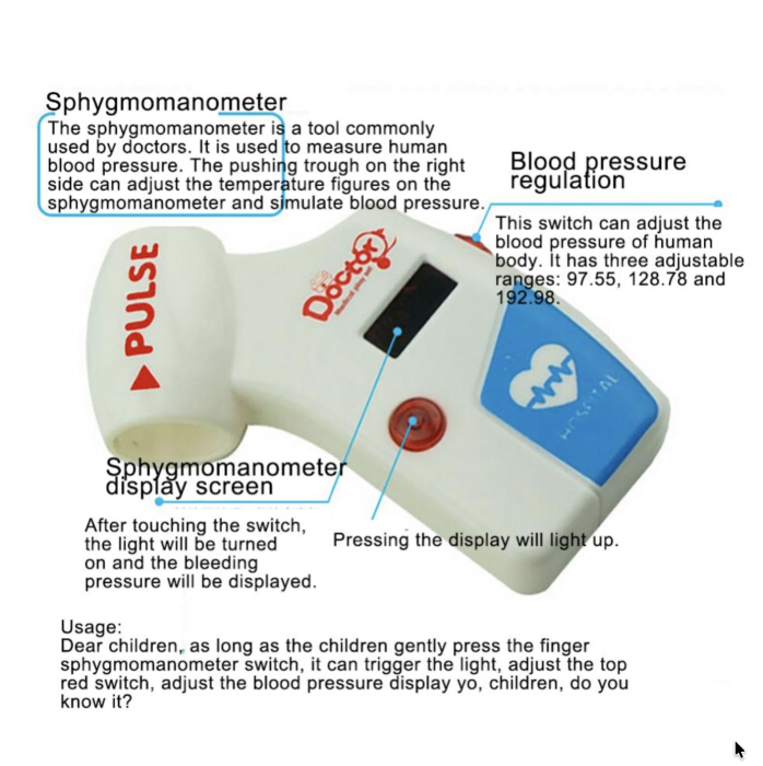 Trusa medicala de jucarie in valiza cu stetoscop, seringa si accesorii de doctor, roz, plastic [7]