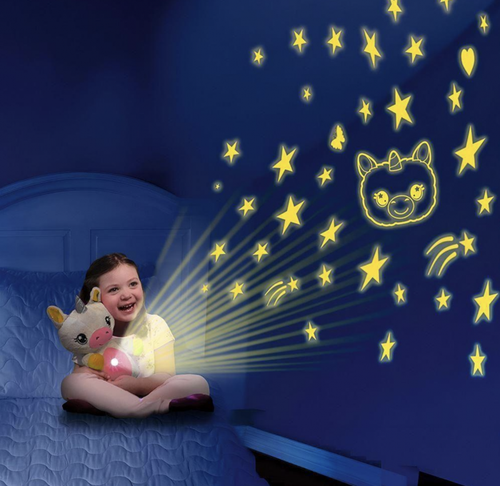 Unicornul Magic din plus cu muzica si proiectii de lumini, alb [6]