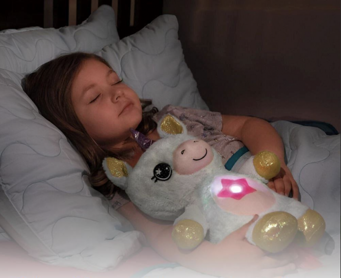 Unicornul Magic din plus cu muzica si proiectii de lumini, alb [3]