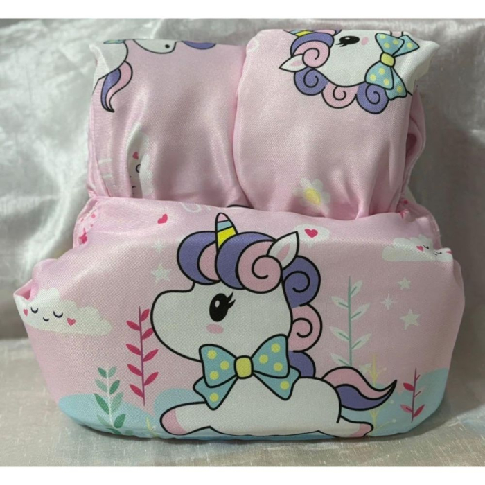 Vesta de inot cu Aripioare, Flotabilitate ridicata, Unicorn roz [4]