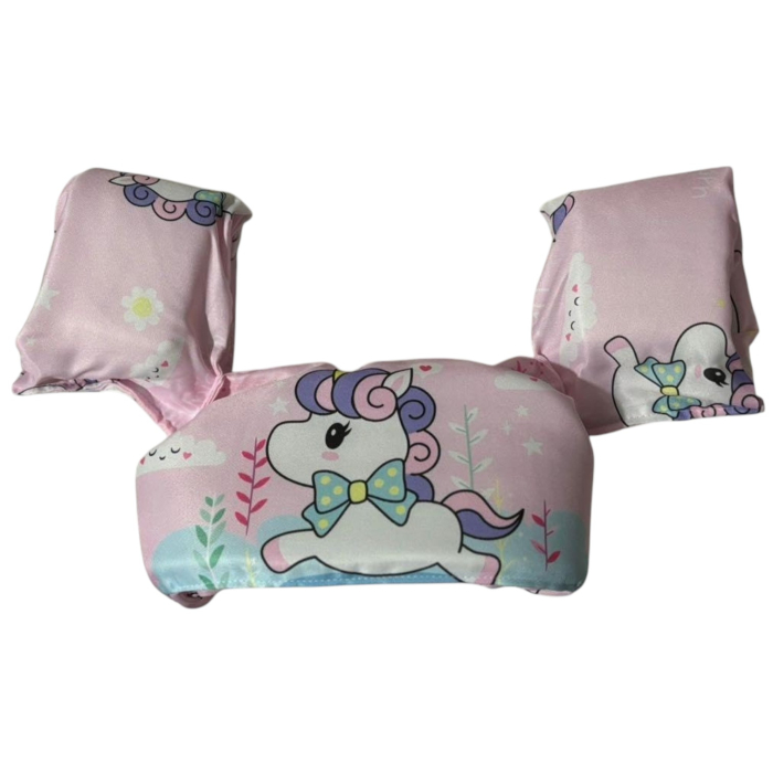 Vesta de inot cu Aripioare, Flotabilitate ridicata, Unicorn roz [5]