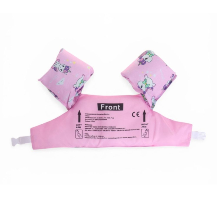Vesta de inot cu Aripioare, Flotabilitate ridicata, Unicorn roz [3]