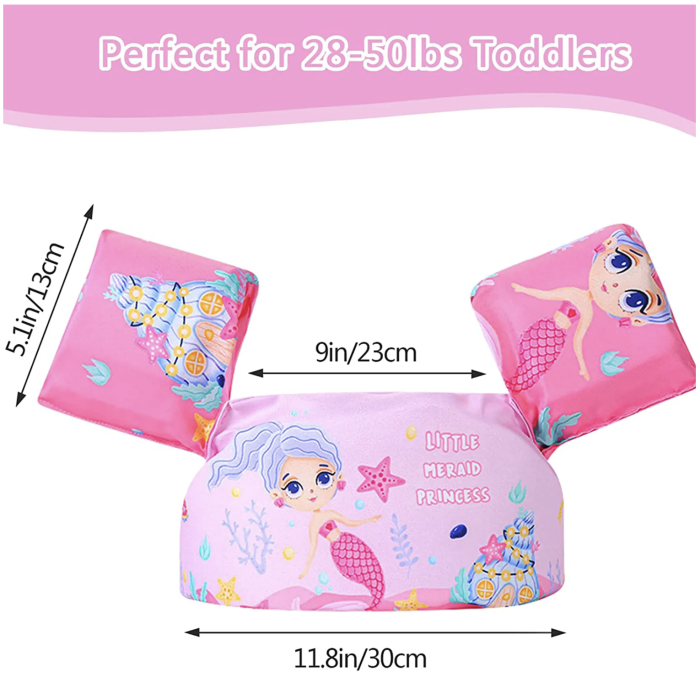 Vesta de inot cu Aripioare, Flotabilitate ridicata, Sirena roz [5]