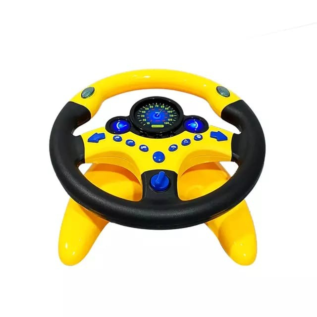 Volan Interactiv multifunctional, 2192E, cu suport, galben [9]