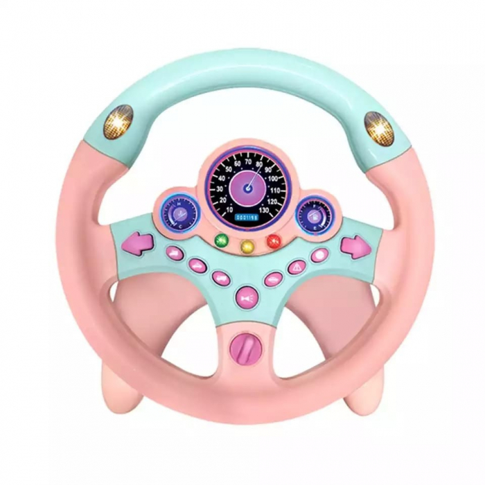 Volan Interactiv multifunctional, cu suport, 2192E roz [2]