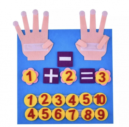 Placa Educativa din Fetru – Adunari si Scaderi [3]