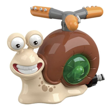 Jocuri si Jucarii - Jucarie de exterior Melc aspersor cu stropire si cap rotativ