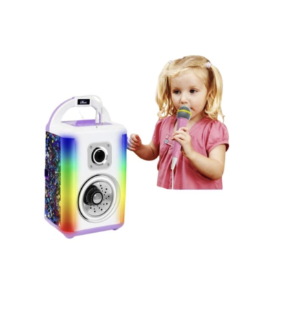 Boxa Karaoke Multifunctionala cu Lumini LED si Microfon [3]