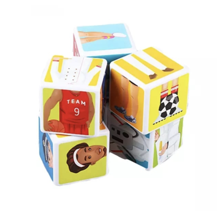 Joc educativ Set 6 cuburi magnetice meserii, 6 piese, meserii [2]