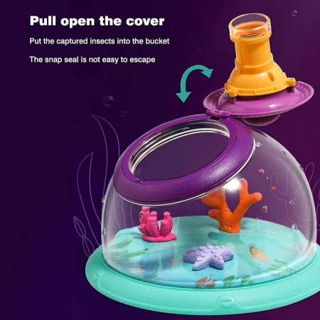 Observator insecte cu telescop, kit pentru habitat in aer liber [7]