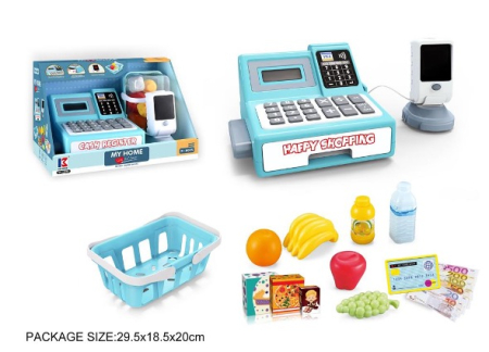 Casa De Marcat Copii Happy Shopping Cu Calculator Cos Cumparaturi Si Accesorii 3 Ani [4]