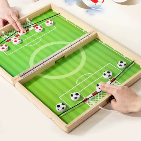 Joc 2 in 1 Circuit cu masini City si Pucket Game, din lemn [2]