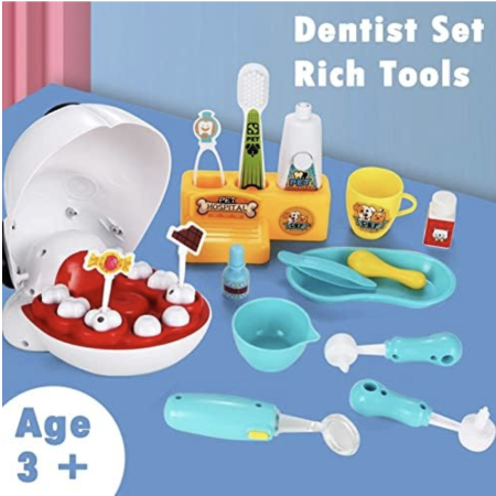 Jucarie Interactiva – Pet Dentist cu 17 Piese pentru Micii Stomatologi [2]