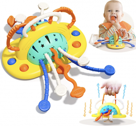 Jucarie Motrica cu Sfori din Silicon si Ventuza – OZN Interactiv [3]