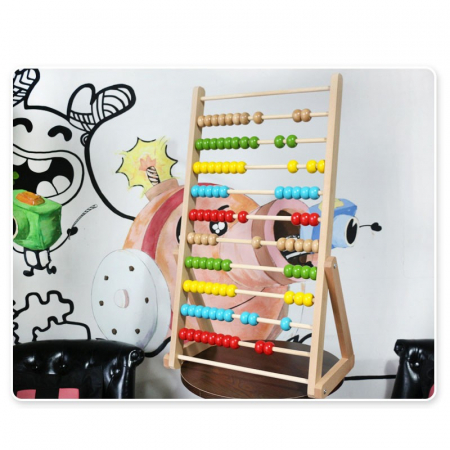Abac Gigant din lemn - numaratoare scolara si prescolara pentru copii [3]