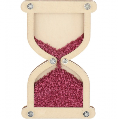 Jucarii din LEMN - de tip Montessori - Accesoriu pentru Busy Board Clepsidra, din lemn
