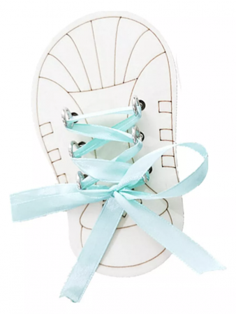 Accesoriu pentru Busy Board Pantof cu siret, din lemn [4]