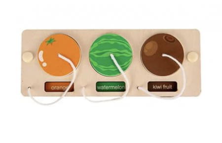 Accesoriu pentru Busy Board Fructele, din lemn [3]