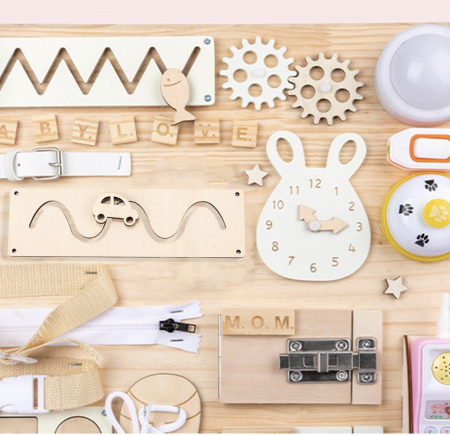 Accesoriu pentru Busy Board Labirint cu masinuta, din lemn [4]