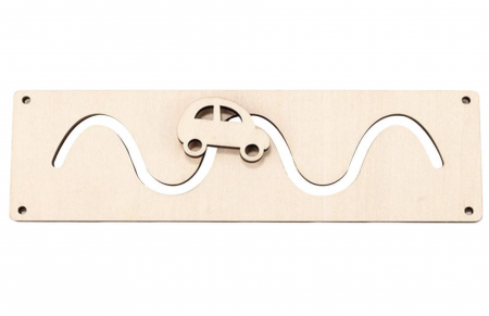 Accesoriu pentru Busy Board Labirint cu masinuta, din lemn [2]