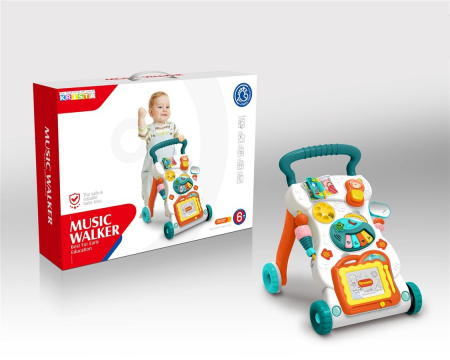 Antemergator interactiv cu activitati, pian si tablita de scris [2]