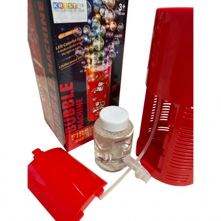 Aparat de baloane automat cu 13 orificii si lumini LED, cu efect de artificii, rosu [5]