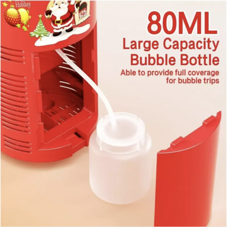 Aparat de baloane automat cu 13 orificii si lumini LED, cu efect de artificii, rosu [14]