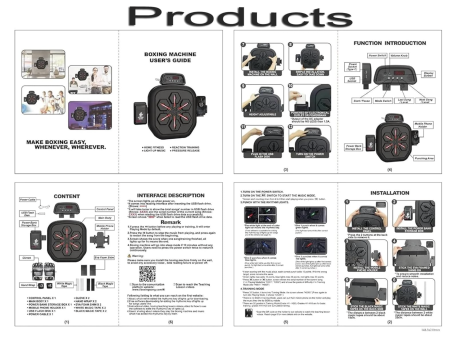 Music Boxing Machine cu Manusa, Aparat Box Inteligent cu Muzica, Montare pe Perete [6]