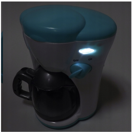 Aparat de cafea sau ceai pentru copii, alb-verde [7]