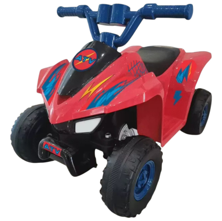 Jocuri si Jucarii - ATV electric pentru copii 2 ani+, 6V 4AH, 25W, 70x39x43 cm, rosu