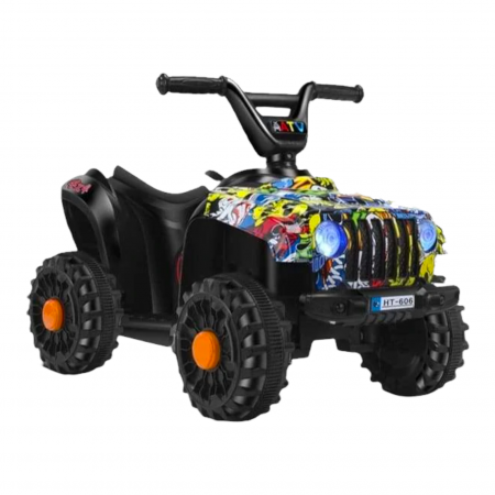 Vehicule electrice - ATV electric pentru copii, 6V, 1 motor, 4188, multicolor Krista