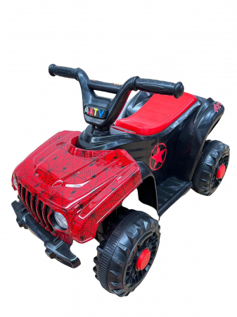 Vehicule electrice - ATV electric pentru copii, 6V, 1 motor, 4188, rosu Krista