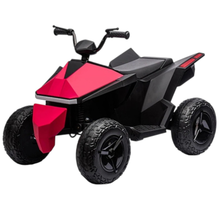 Vehicule electrice - ATV electric pentru copii DLS-X8, cu lumini LED, muzica si Bluetooth, rosu