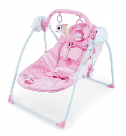 Balansoar A2 bebelusi cu telecomanda, Ocean Pink - Krista® [4]