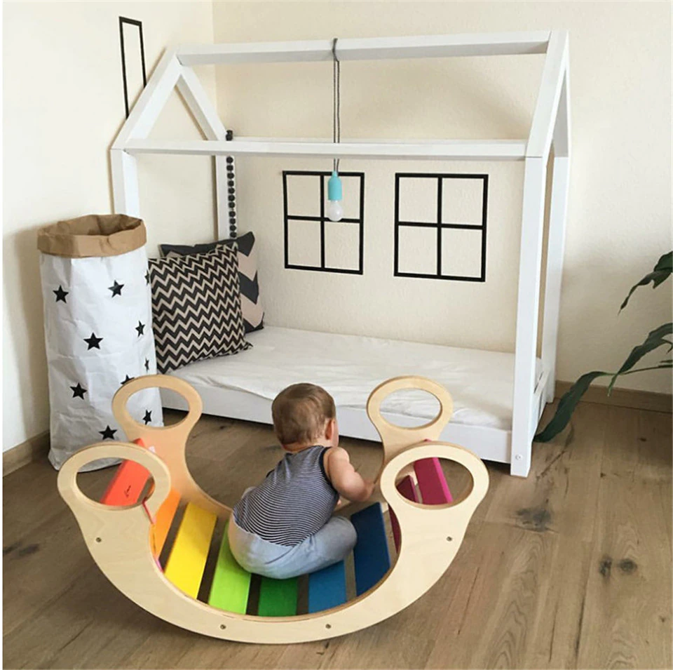 Balansoar Rainbow Rocker, din lemn [6]