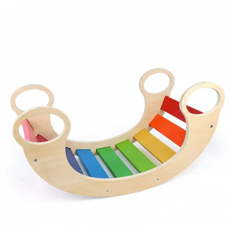 Balansoare si leagane - Balansoar Rainbow Rocker, din lemn