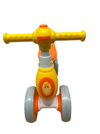 Bicicleta fara pedale pentru copii mici 1-3 ani, cu 4 roti, 211AY galben [3]