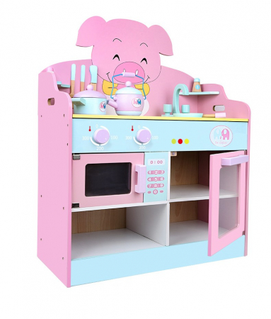 Bucatarii si seturi de gospodina - Bucatarie completa din lemn, Piglet Kitchen