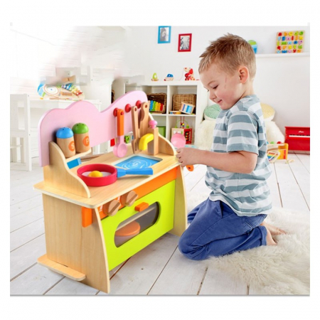 Bucatarie din lemn cu accesorii Kitchenette [3]
